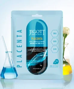 Alternative view of Jigott lakštinė veido kaukė su fito placentos ekstraktu, 27ml