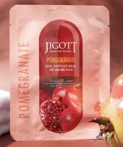 Alternative view of Jigott lakštinė veido kaukė su granatų ekstraktu, 27ml