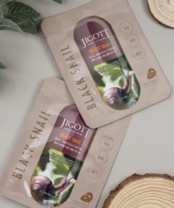 Alternative view of Jigott lakštinė veido kaukė su juodosiomis sraigėmis, 27ml