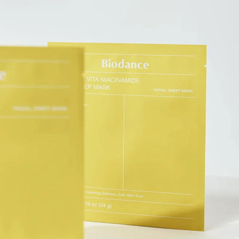 BIODANCE Radiant Vita Niacinamide hidrogelio laštinė veido kaukė