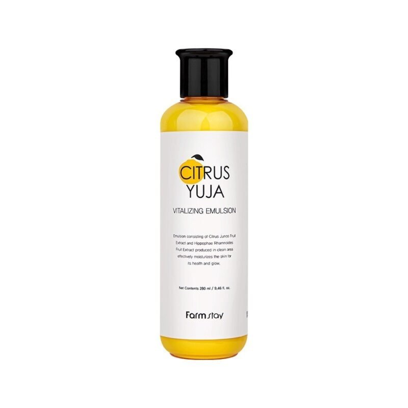FarmStay Citrus Yuja drėkinanti ir gaivinanti emulsija veidui, 280ml