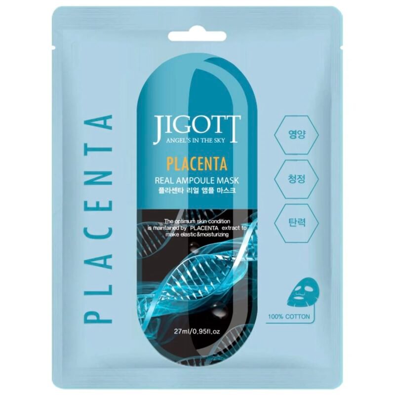 Jigott lakštinė veido kaukė su fito placentos ekstraktu, 27ml