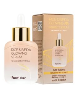 FarmStay Rice & Bifida Glowing Serum veido serumas, 35ml