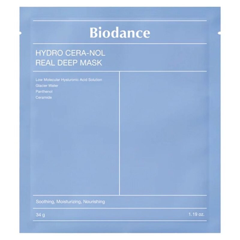 Biodance Hydro Cera-Nol Real Deep veido kaukė, 1 vnt