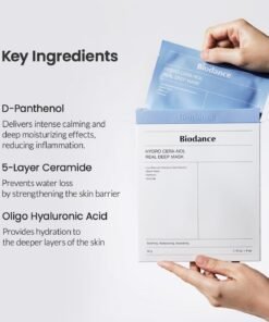 Biodance Hydro Cera-Nol Real Deep veido kaukė, 1 vnt