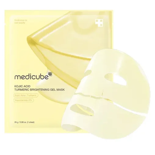 Medicube – Kojic Acid Turmeric Brightening gelinė veido kaukė, 28 g
