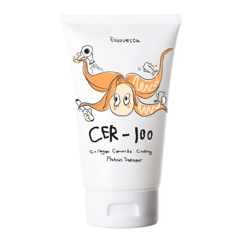 Elizavecca CER-100 Collagen Ceramide Coating Protein Treatment plaukų kaukė, 100 ml