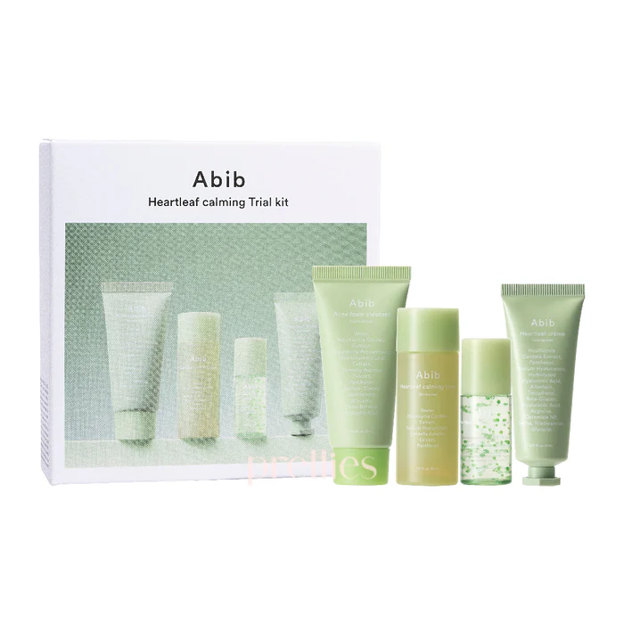 Abib Heartleaf Calming Trial Kit veido priežiūros rinkinys
