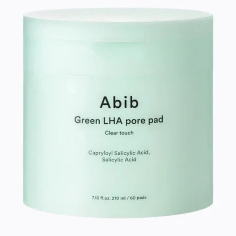 Abib Green LHA Pore Pad Clear Touch tonizuojantys poras valantys diskeliai, 60 vnt