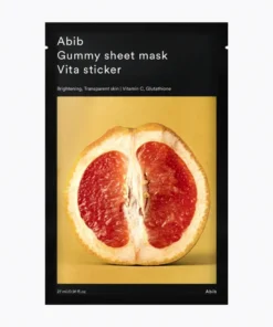 Abib Gummy Sheet Mask Vita Sticker lakštinė veido kaukė su vitaminų kompleksu, 27 ml