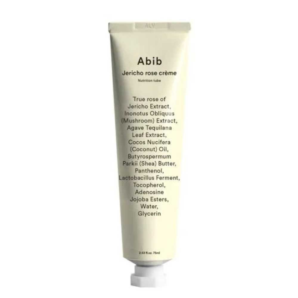Abib Jericho Rose Creme Nutrition Tube maitinamasis veido kremas su Jericho rožės ekstraktu, 75 ml