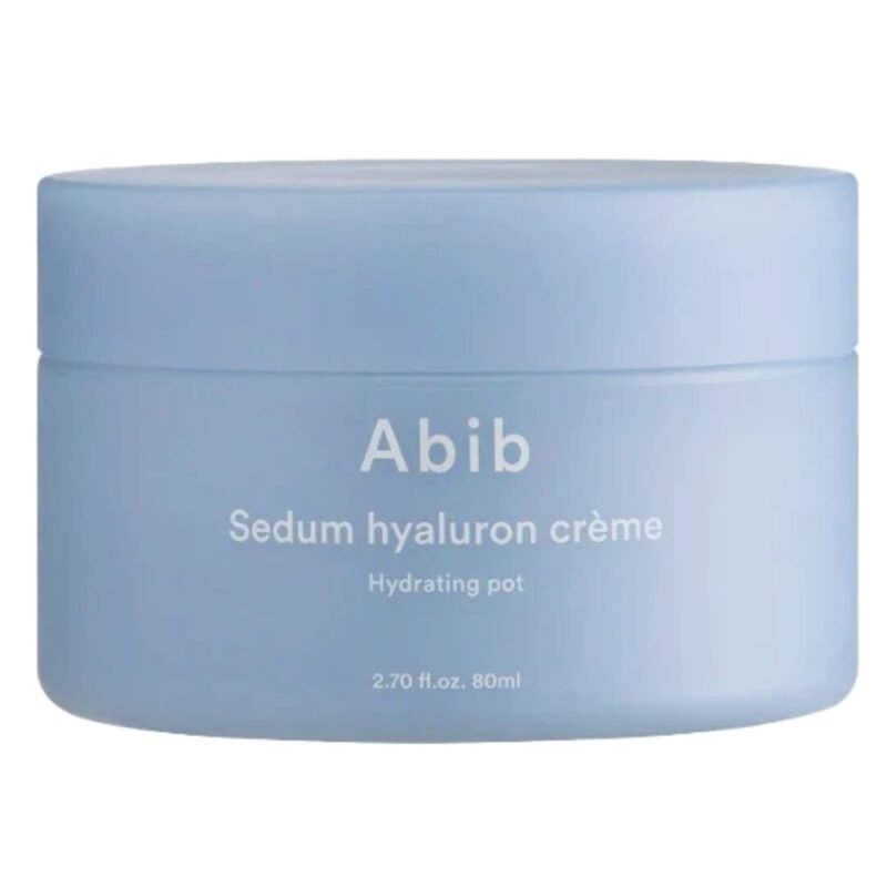 Abib Sedum Hyaluron Creme Hydrating Pot drėkinamasis veido kremas, 80 ml