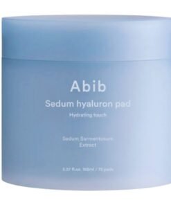 Abib Sedum Hyaluron Pad Hydrating Touch drėkinantys veido diskeliai su hialurono rūgštimi, 75 vnt.