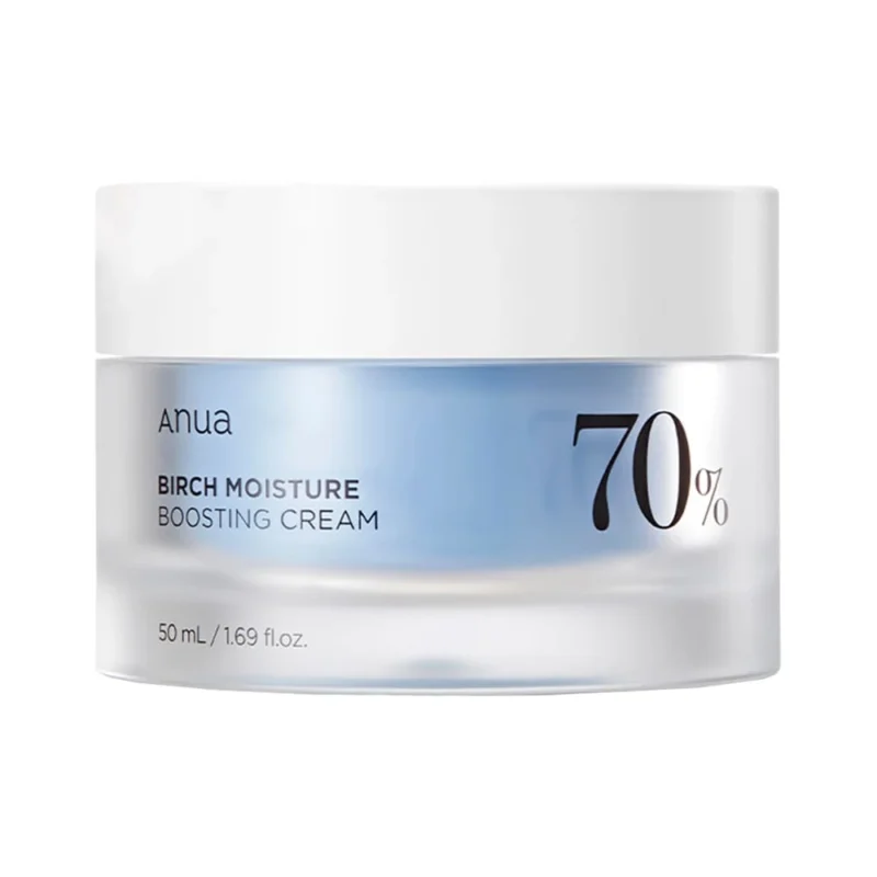Anua Birch 70 Moisture Boosting Cream veido kremas, 50 ml