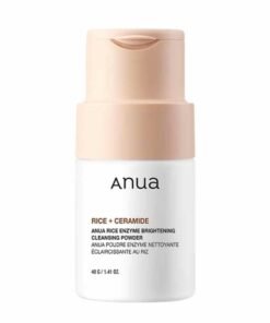 Anua Rice Enzyme Brightening Cleansing Powder fermentuotų ryžių fermentų veido prausiklis milteliais, 40 g