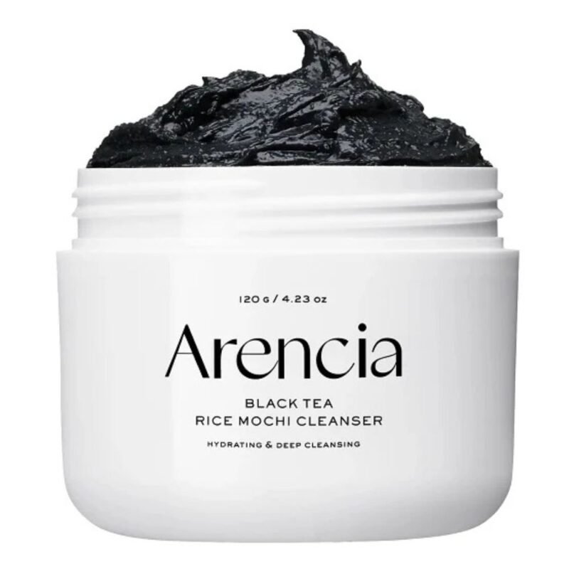 Arencia Black Tea Rice Mochi Cleanser veido valomasis balzamas, 120 g