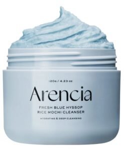 Arencia Fresh Blue Hyssop Rice Mochi Cleanser veido prausiklis, 120 g