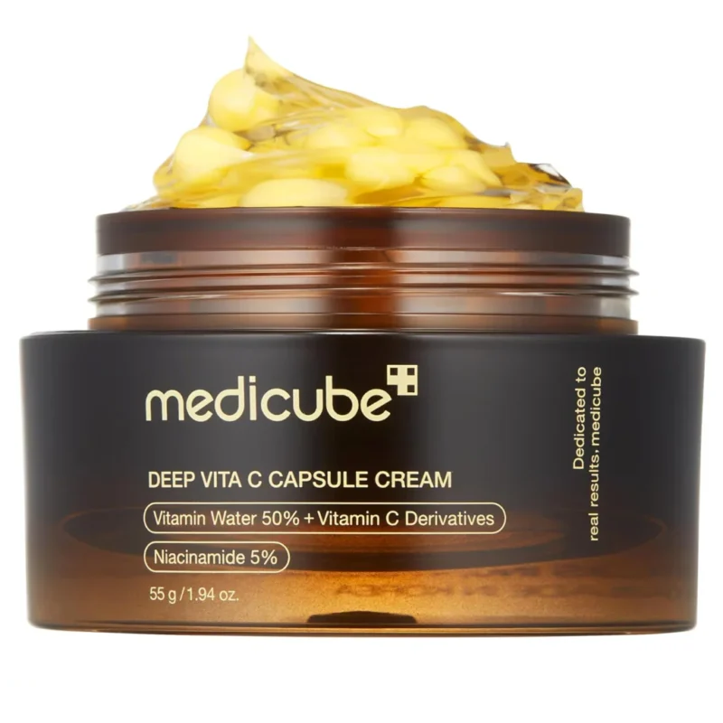 Medicube Deep Vita C Capsule Cream kremas nuo pigmentacijos ir raukšlių, 55 g