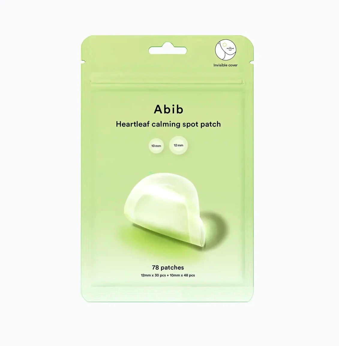 Abib Heartleaf Calming Spot Patch spuogų pleistrai su heartleaf ekstraktu, 78 vnt