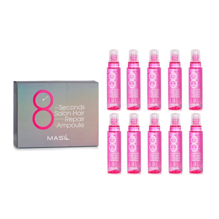 Masil 8 Seconds Salon Hair Repair Ampoule plaukų ampulės, 15 ml × 10 vnt