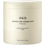 Abib Jericho Rose Collagen tonizuojantys veido diskeliai su kolagenu, 60 vnt.