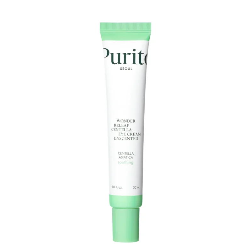 PURITO Wonder Releaf Centella Eye Cream Unscented paakių kremas, 30 ml