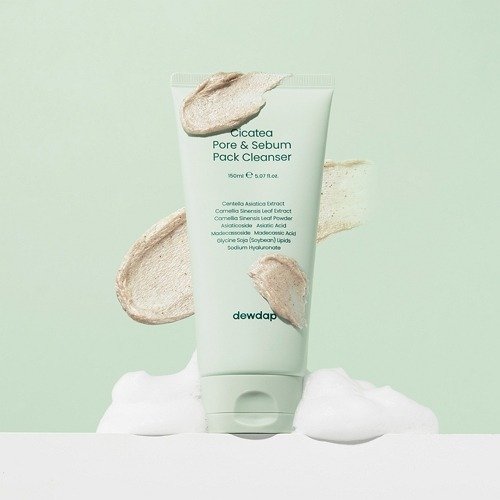 Alternative view of DEWDAP Cicatea Pore & Sebum Pack Cleanser veido valiklis, 150 ml