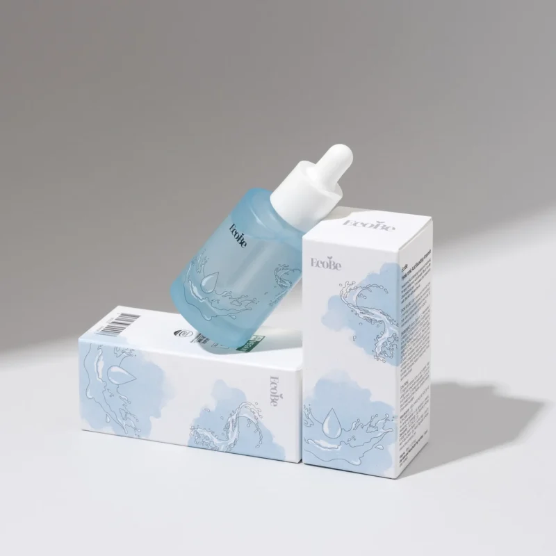 Alternative view of EcoBe Hyaluronic Acid Boosting Ampoule drėkinanti ampulė su hialurono rūgštimi, 30 ml