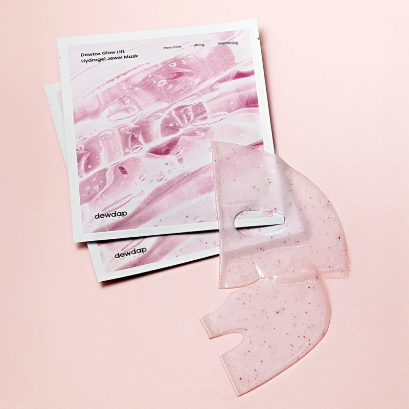 Alternative view of DEWDAP Dewtox Glow Lift Hydrogel Jewel Mask raminanti ir drėkinanti lakštinė kaukė, 35 g