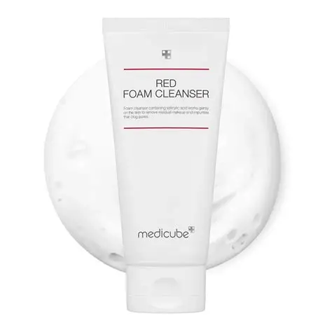 Medicube Red Foam Cleanser raminančios ir valančios veido putos, 120 ml
