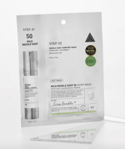 VT Cosmetics Mild Reedle Shot 50 2Step Mask stangrinanti lakštinė veido kaukė, 1,5 g + 25 g