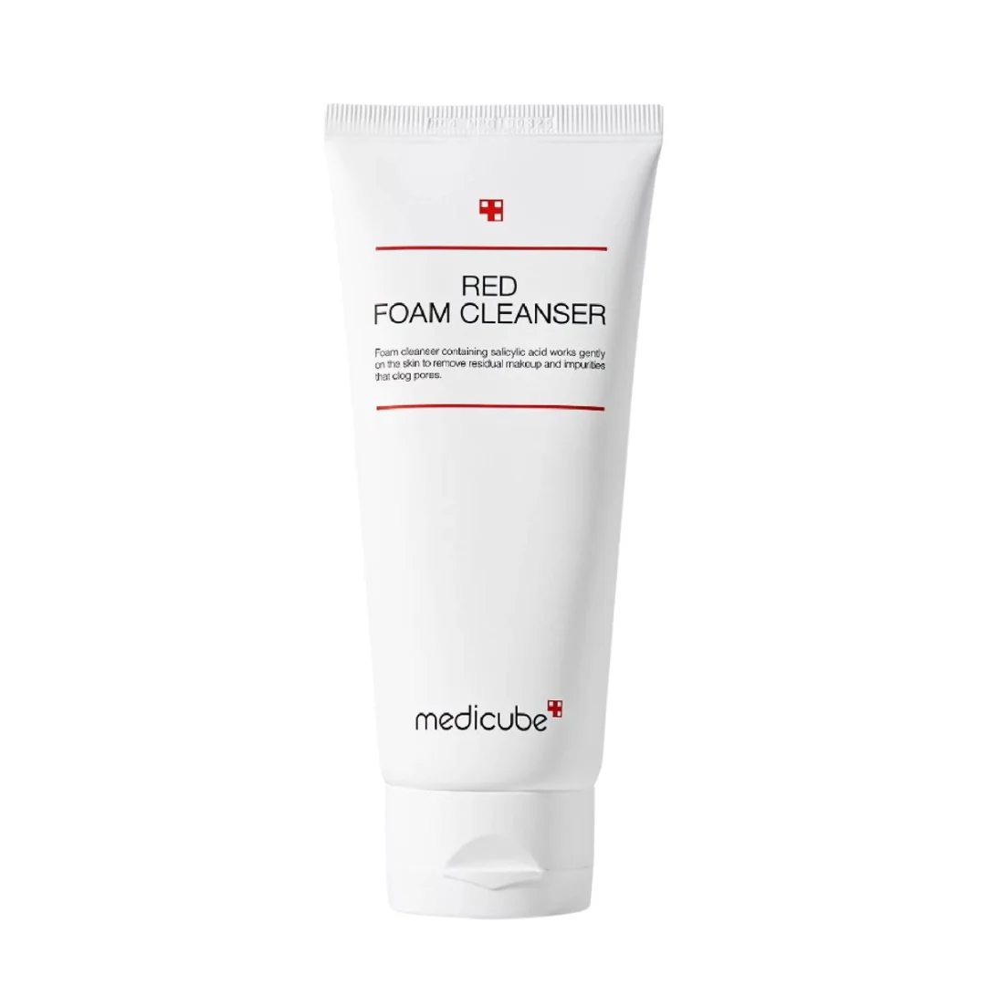 Medicube Red Foam Cleanser raminančios ir valančios veido putos, 120 ml
