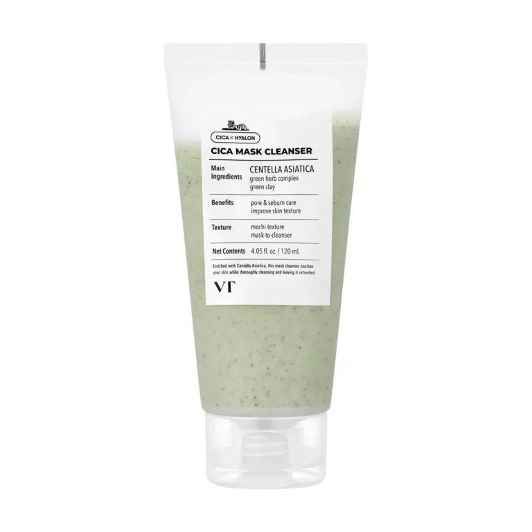 VT Cosmetics Cica Mask Cleanser 2-in-1 valomasis ir kaukės veido prausiklis, 120 ml