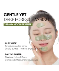 VT Cosmetics Cica Mask Cleanser 2-in-1 valomasis ir kaukės veido prausiklis, 120 ml