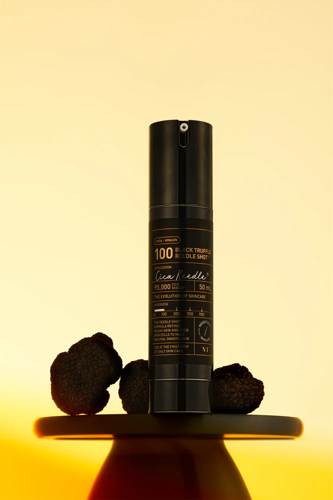 VT Cosmetics Black Truffle Reedle Shot 100 stangrinantis ir atgaivinantis veido serumas, 50 ml - Vaizdo 6