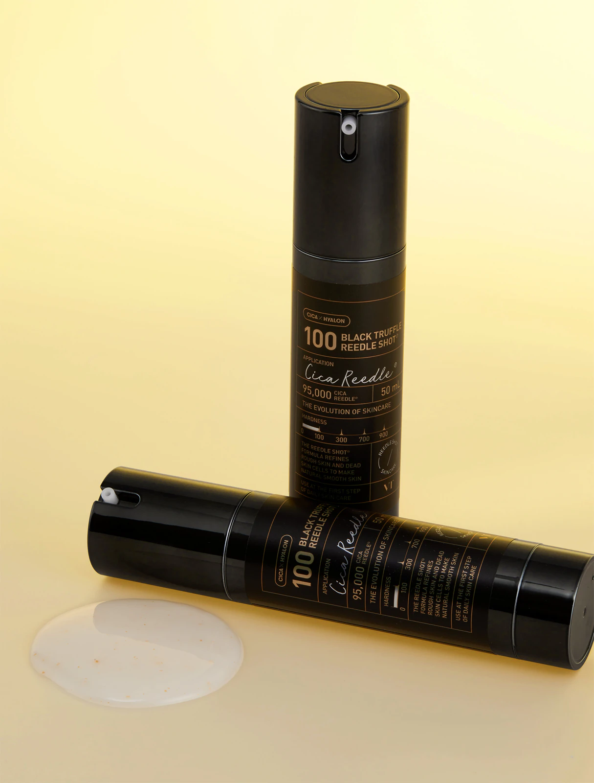 VT Cosmetics Black Truffle Reedle Shot 100 stangrinantis ir atgaivinantis veido serumas, 50 ml - Vaizdo 4