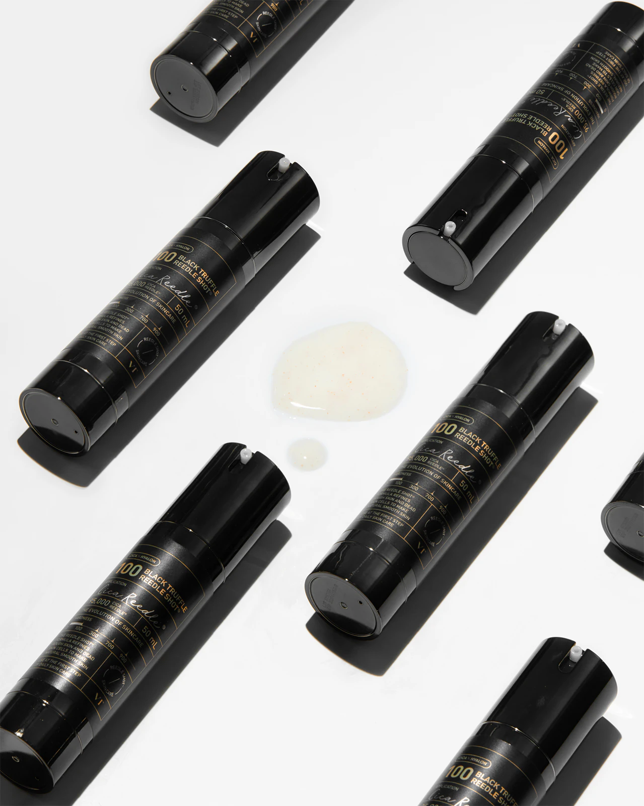 VT Cosmetics Black Truffle Reedle Shot 100 stangrinantis ir atgaivinantis veido serumas, 50 ml - Vaizdo 3