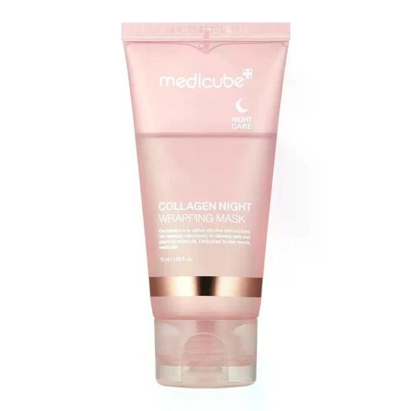 Medicube Collagen Night Wrapping Mask naktinė veido kaukė su kolagenu, 75 ml