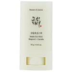 Beauty of Joseon Matte Sun Stick Mugwort + Camellia SPF50+ PA++++ kremas nuo saulės, 18 g