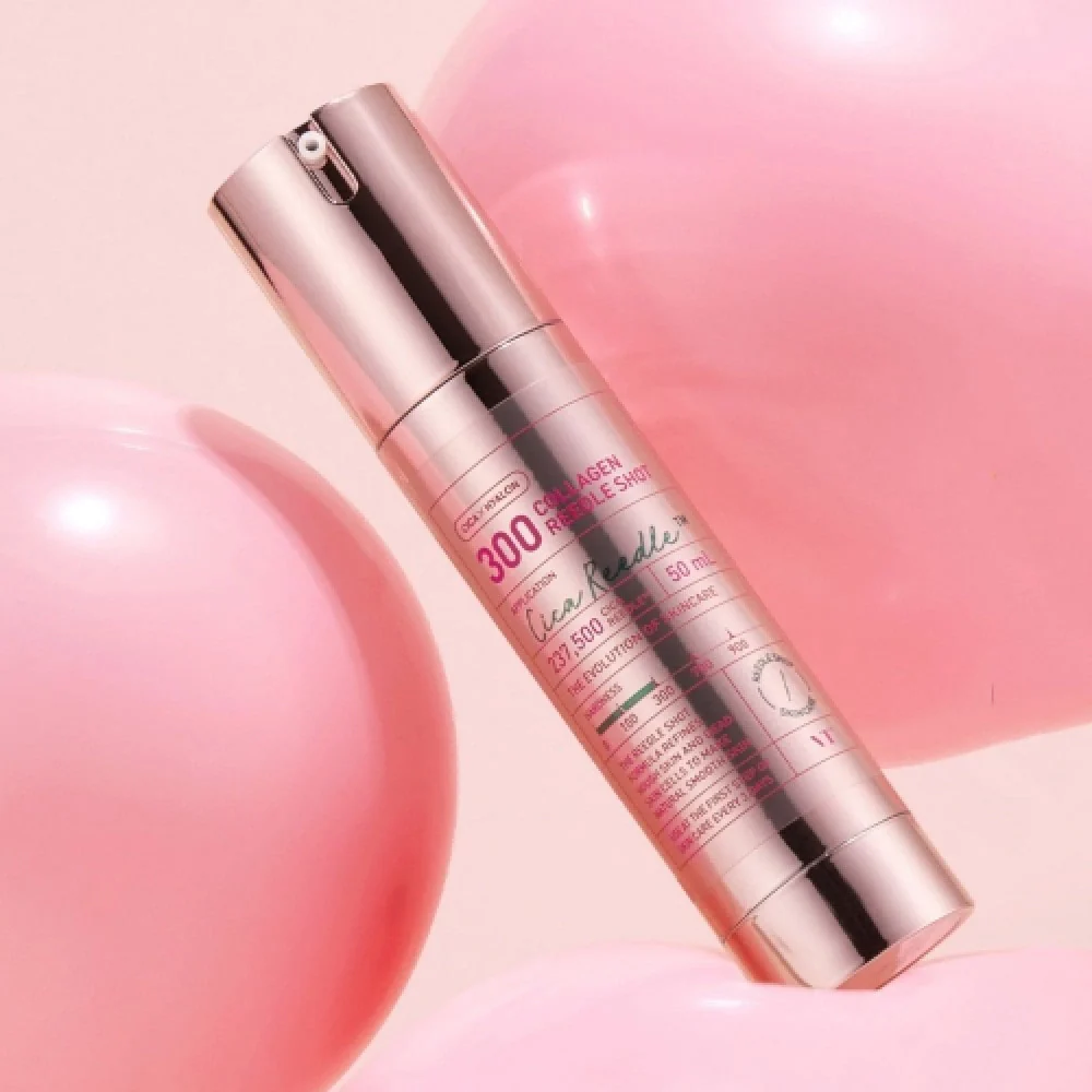 VT Cosmetics Collagen Reedle Shot 300 intensyvus stangrinantis ir atgaivinantis veido serumas, 50 ml - Vaizdo 3