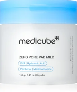 Medicube Zero Pore Mild Pad eksfolijuojantys toniko diskai veidui, 155 g / 70 vnt.