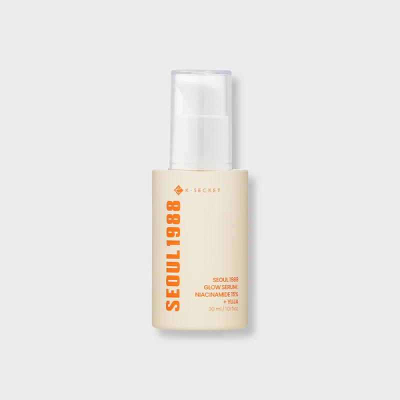 K-SECRET Glow Serum Niacinamide 15% + Yuja šviesinantis ir skaistinantis veido serumas, 30 ml