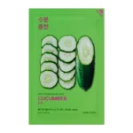 Holika Holika Pure Essence Mask Sheet (Cucumber) lakštinė veido kaukė, 23 ml