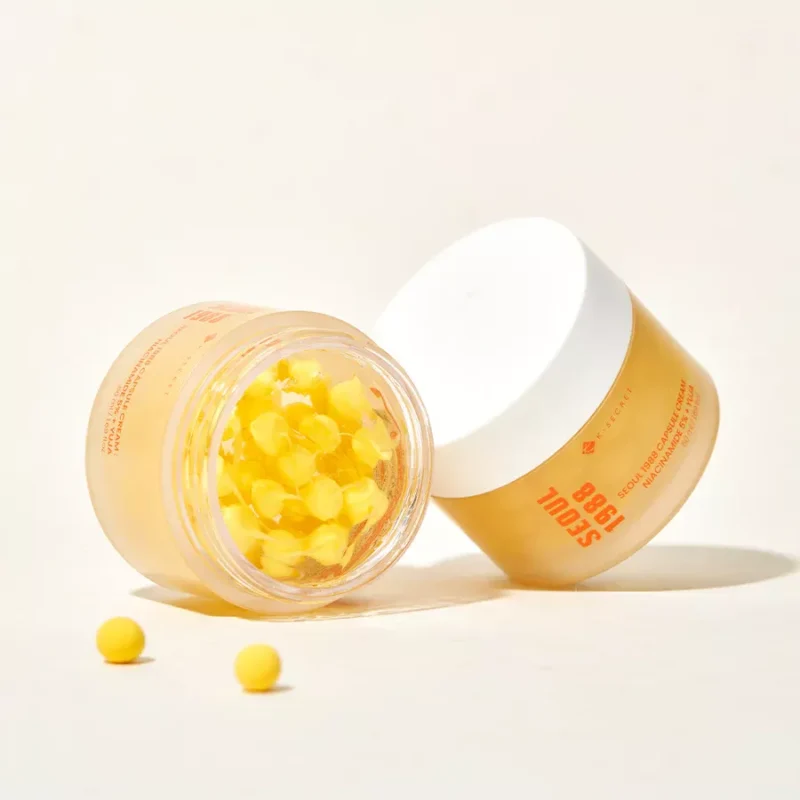 Alternative view of K-SECRET SEOUL 1988 Capsule Cream Niacinamide 5% + Yuja daugiafunkcis šviesinantis drėkinamasis veido kremas, 50 ml