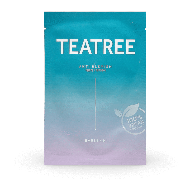 Barulab The Clean Vegan Teatree Mask veido kaukė
