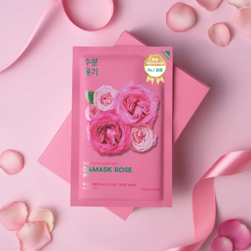 Alternative view of Holika Holika Pure Essence Mask Sheet (Rose) drėkinanti lakštinė veido kaukė su rožių ekstraktu, 23 ml