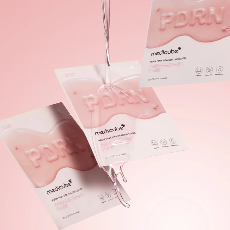 Alternative view of Medicube PDRN Pink Vita Coating Mask skaistinanti veido kaukė, 22g