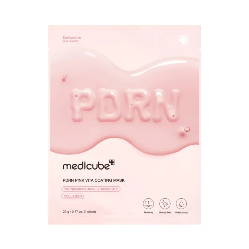 Medicube PDRN Pink Vita Coating Mask skaistinanti veido kaukė, 22g