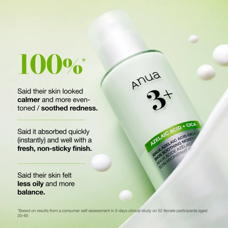 Alternative view of Anua Azelaic Acid Cica Skin Soothing Moisturizer veido kremas, 100ml