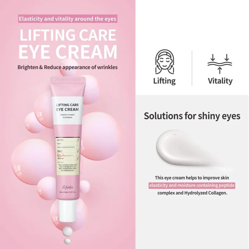 Esfolio Lifting Care Eye Cream paakių kremas